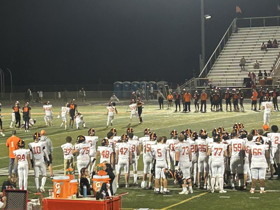 Giana Olds #36 on the football field.  