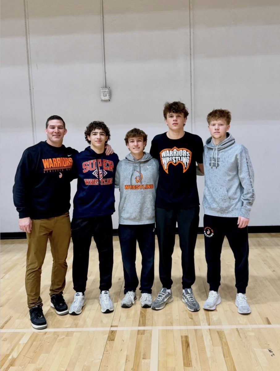 Coach Glynn with the State qualifiers.  